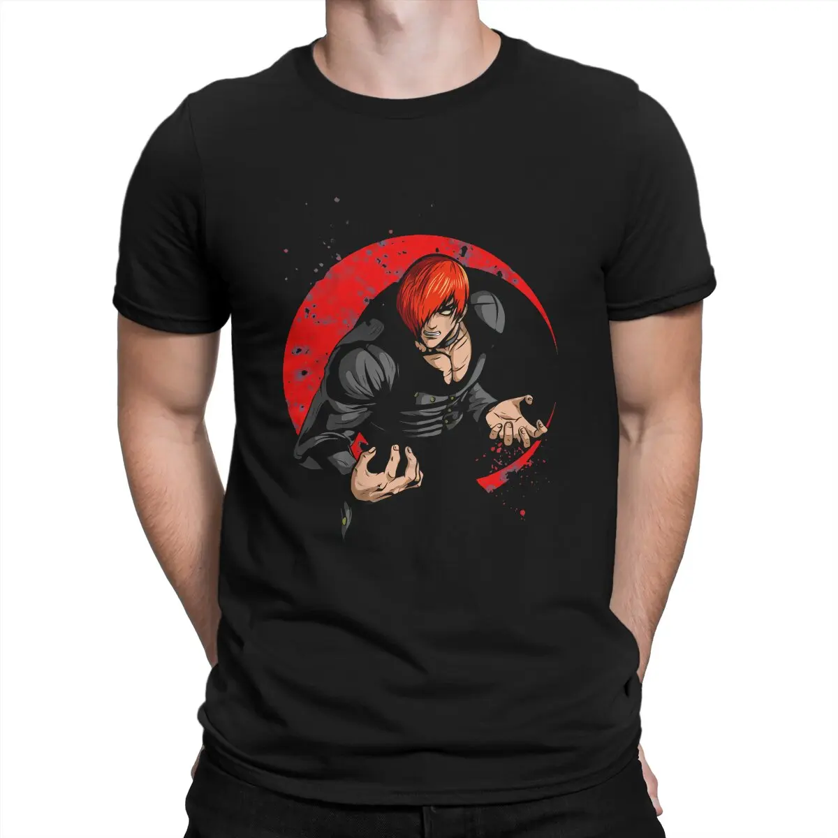 

Iori Yagami Unique TShirt The King of Fighters Game Casual T Shirt Newest Stuff For Men Women