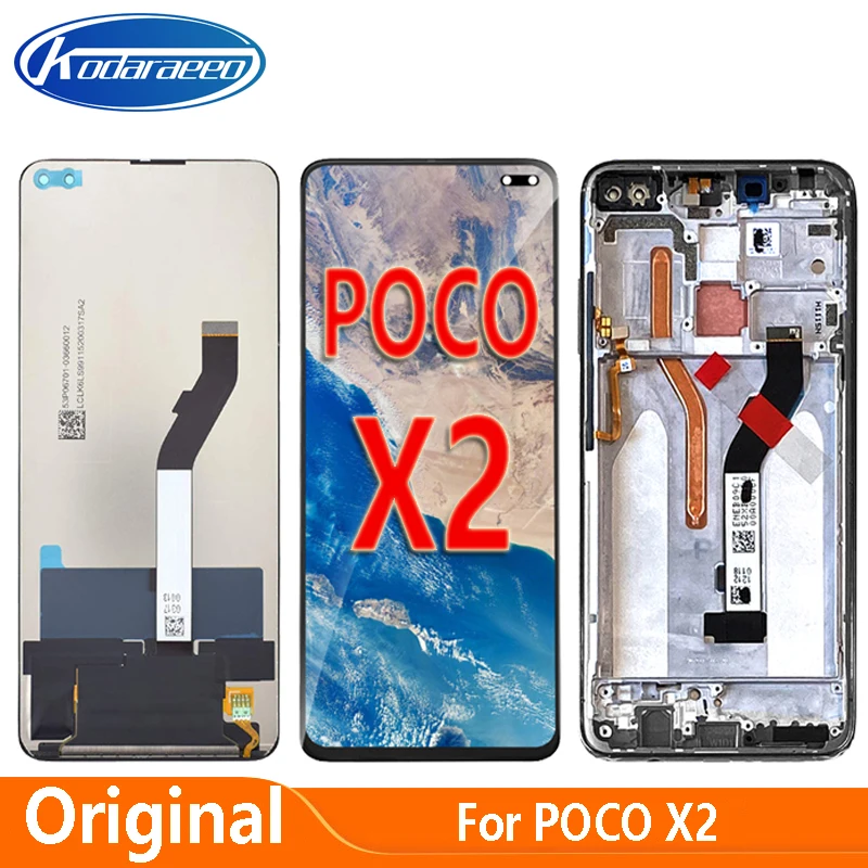 

6.67" Display For Xiaomi POCO X2 LCD MZB9011IN MZB8741IN Display Touch Screen Replacement Digitizer Assembly