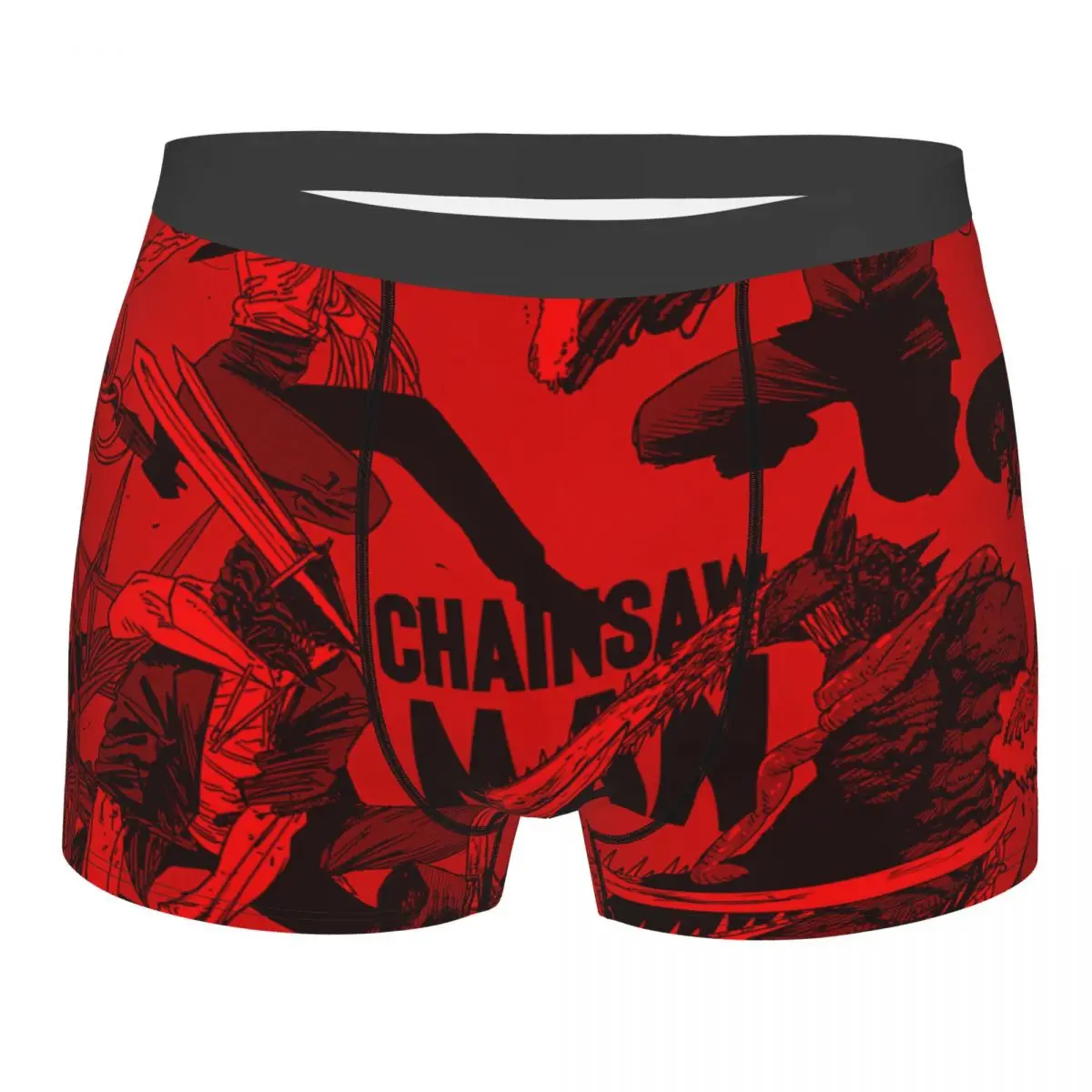 

Chainsaw Man Men Boxer Briefs Underpants Manga Cut Highly Breathable High Quality Sexy Shorts Gift Idea