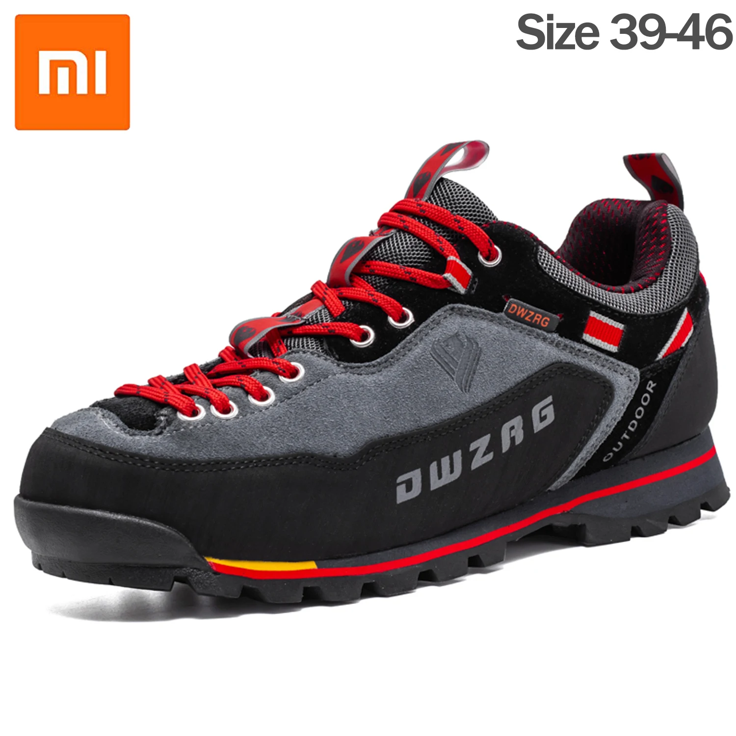 

SALUDAS Original Outdoor Trekking Shoe Men Waterproof Hiking Shoes Mountain Boots Genuine Leather Woodland Hunting Tactical Shoe