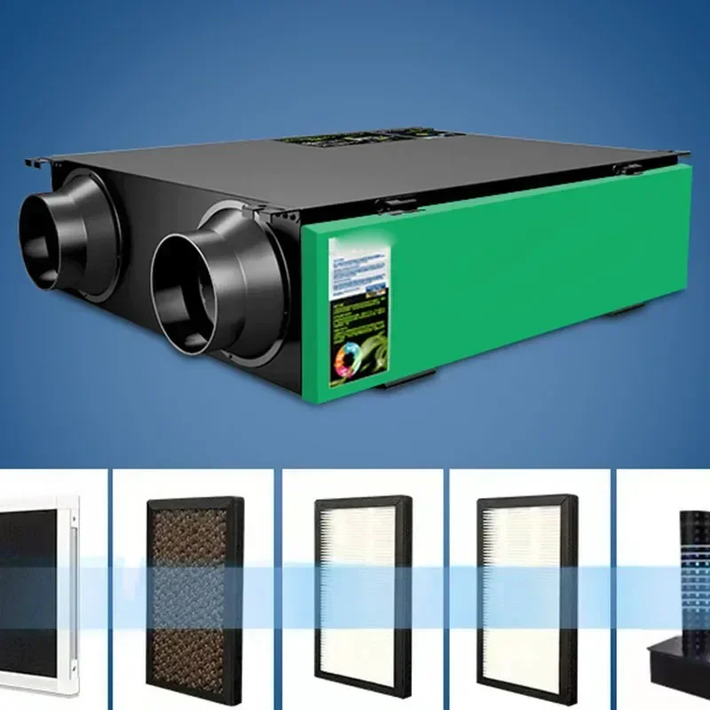 Теплообменная система свежего воздуха бытовой коммерческий потолочный