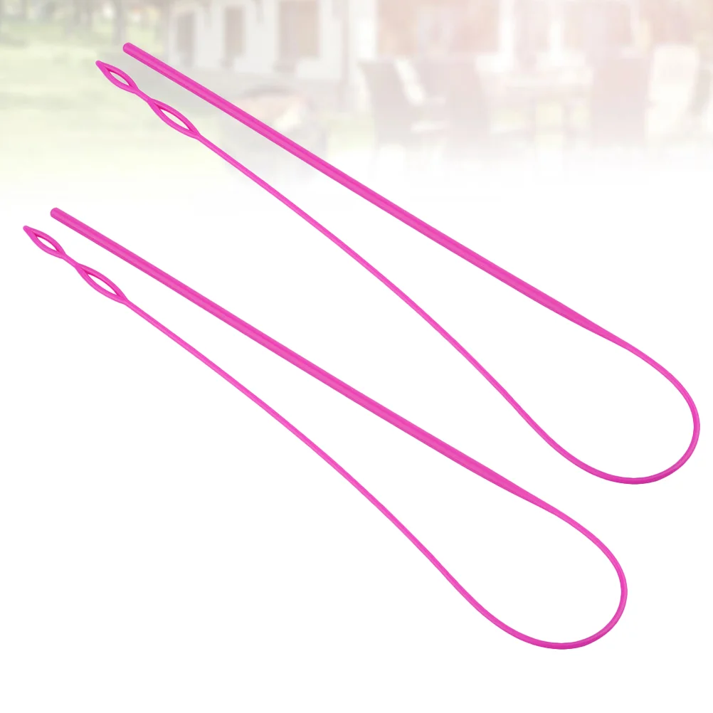 

2 Pcs Flex Tools Threading Needle Helper Threader Sweatpants Strapping Needle Threader Tool Quick Beader Craft Threaders