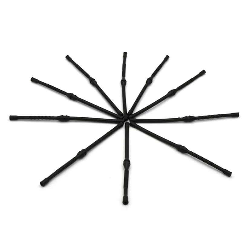 

HOT! 100 Black Fuel Hose Pipe For Chinese Chainsaw 4500 5200 45Cc 52Cc 58Cc MT-9999 Plastic Fuel Hoses Pipes Tool Part