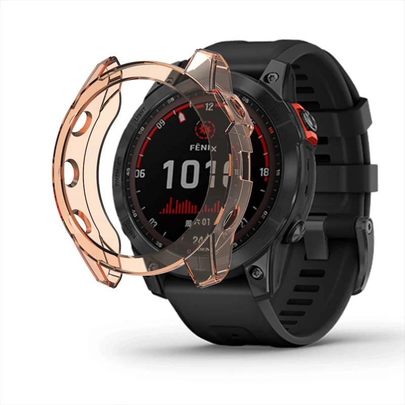 Защитный чехол-бампер для смарт-часов Garmin Fenix 7/7X прочный корпус защитная рамка