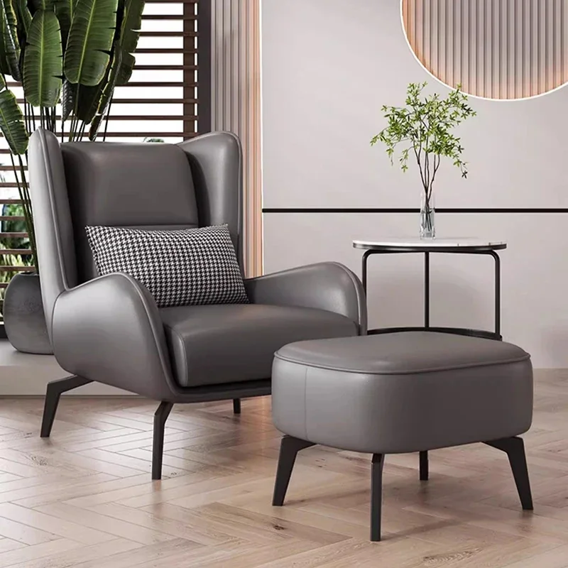 Стулья для гостиной с кожаными ножками диван Contemporain стулья ленивым полом