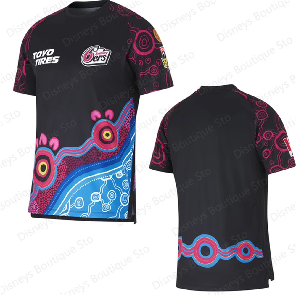 Новое поступление летняя австралийская футболка BBL Sydney Sixers быстросохнущая