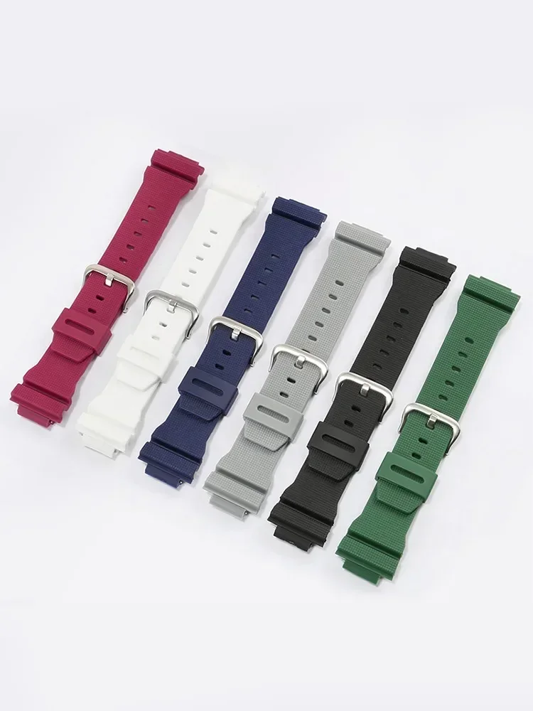 Фото Для Casio G-SHOCK GM-2100 GA-2100 GWM-5610 DW-5600 6900 серии мужской модифицированный силиконовый резиновый ремешок для часов браслет 16 мм №5