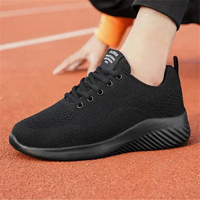 Men's breathable sports shoes Lace up men's shoes Outdoor comfort Lightweight casual running shoes Walking shoes