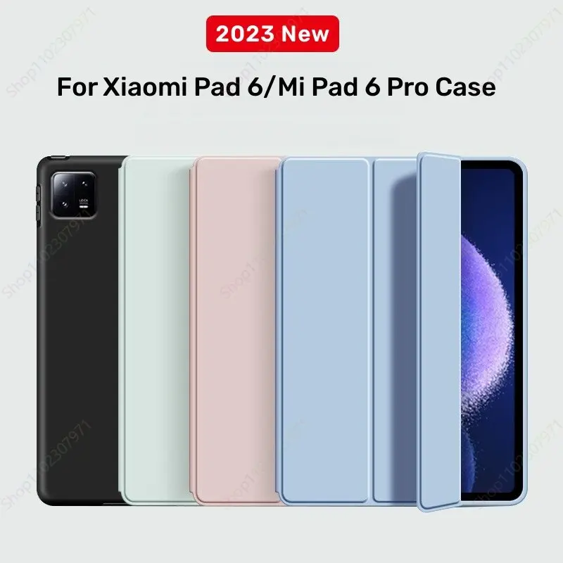 

Funda case for 2023 Xiaomi Pad 6 / Pad 6 Pro Case 6 11.0 inch Ultra Light Trifold Smart Cover for Xiaomi Mi Pad 6 /Pad 6 Pro 11