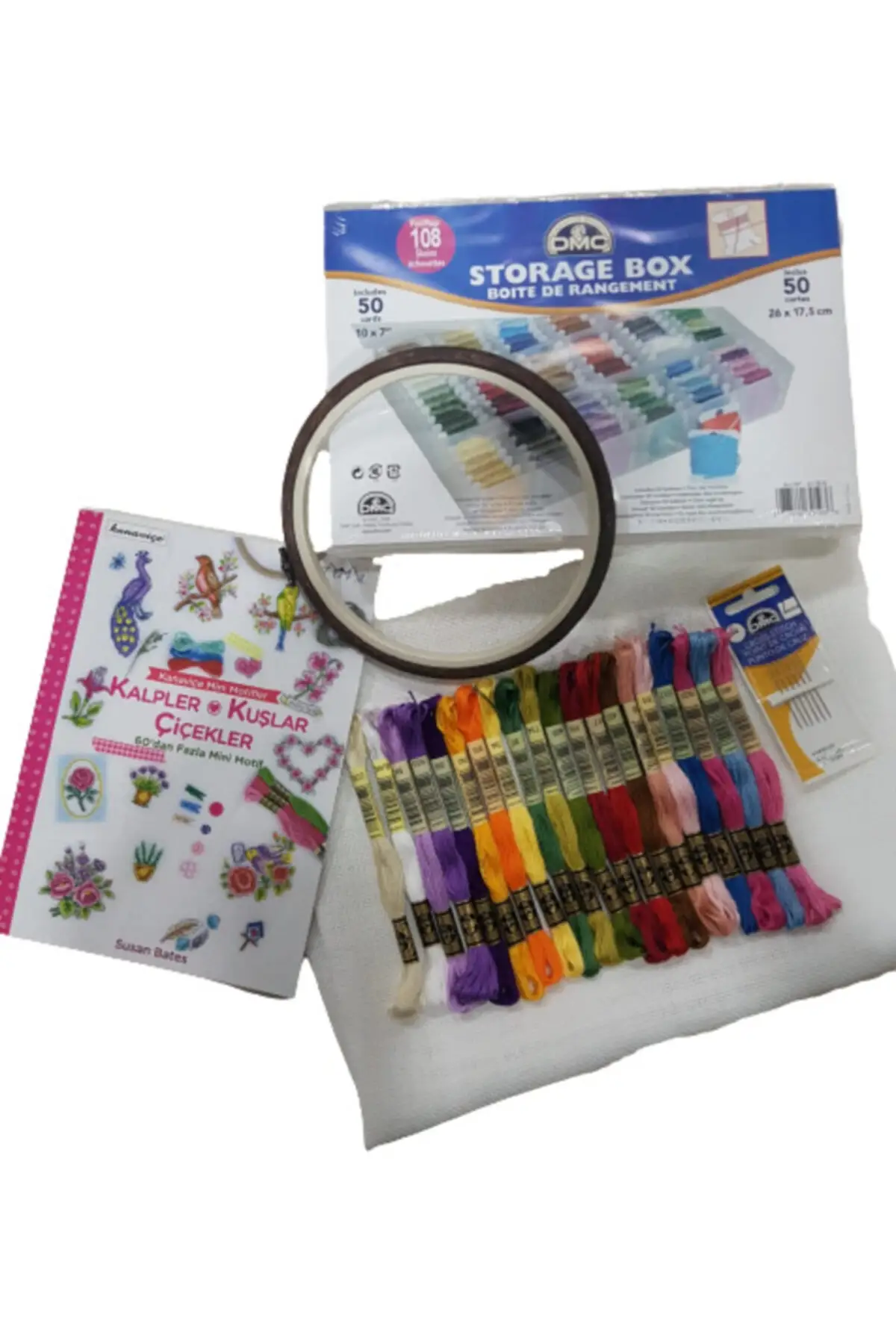 

Стартовый Набор для вышивки крестиком Dmc Muline Box игла декоративный шкив Etamine Fabric Book вышивка наборы для хобби товары