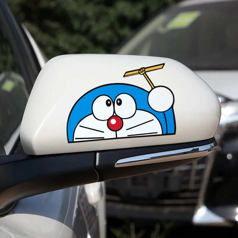 Doraemon мультфильм Милая фотография для зеркала заднего вида окно ветровое стекло