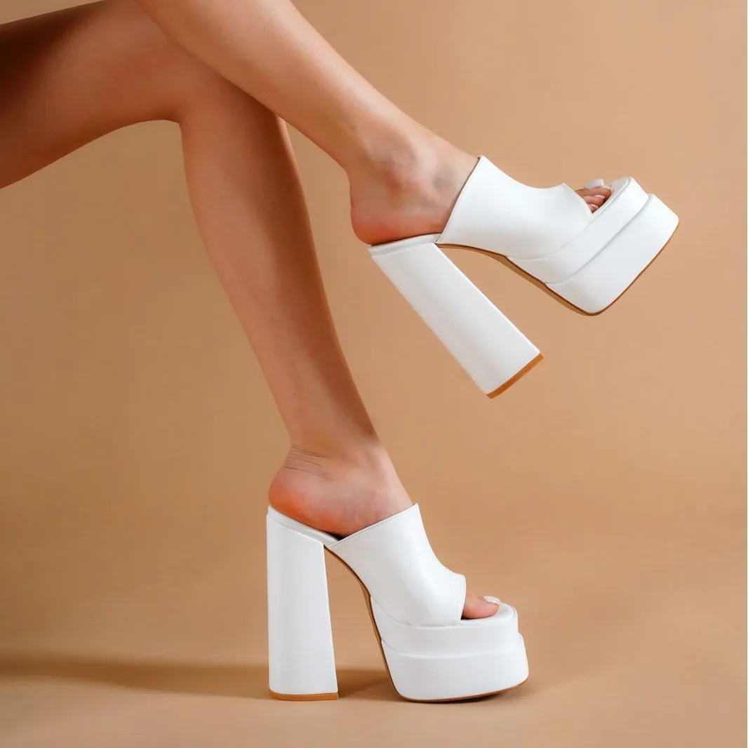 Туфли-лодочки женские на толстой подошве брендовые кроссовки с открытым носком