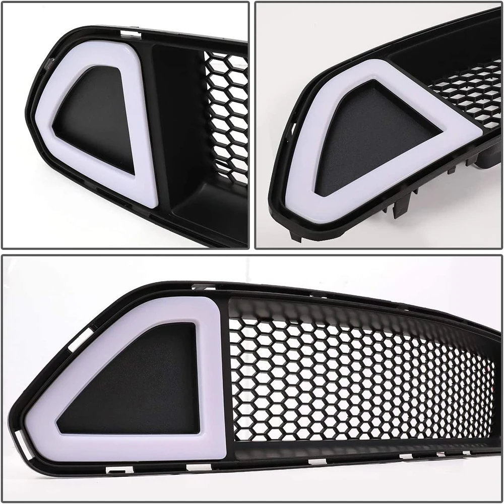 Фонарь для дневных ходовых огней белая решетка верхнего бампера в форме сот