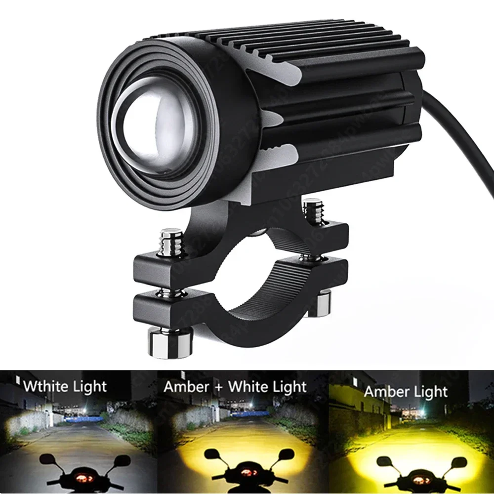 

Светодиодный прожектор для мотоцикла, лампа для линз проектора, фара для электромобиля, противотуманная фара для Ltz 400 Suzuki BMW Honda Moto 12-80 В