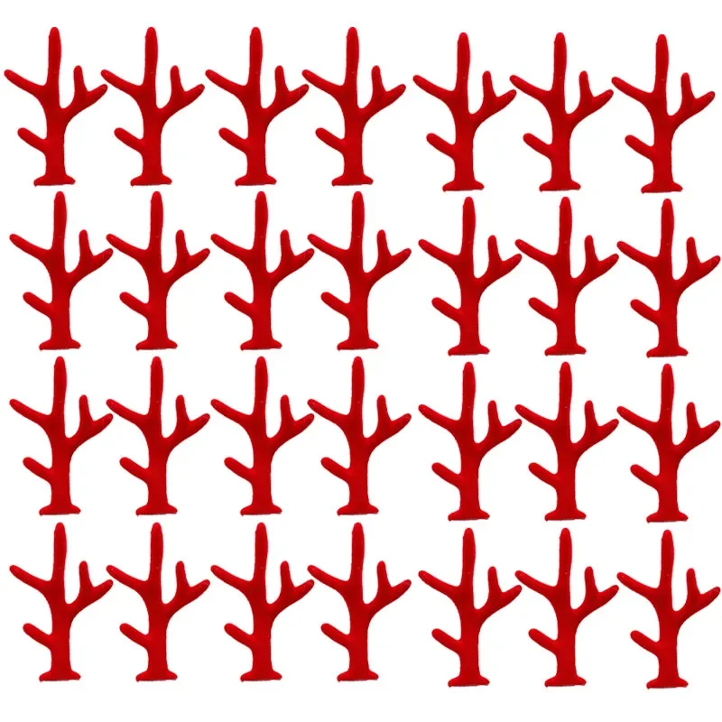 

Рога оленя из искусственного бархата, набор 2/40 шт.