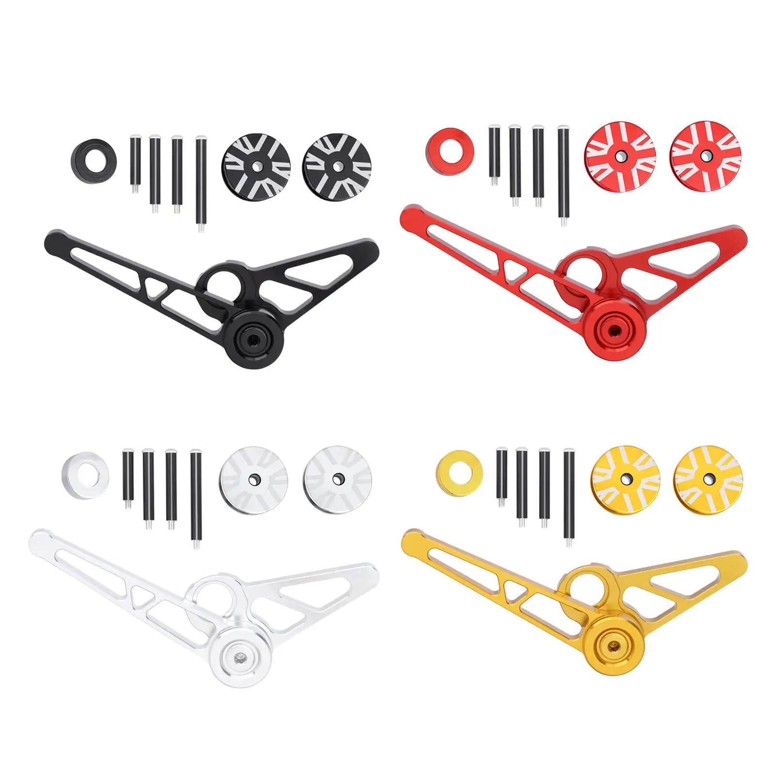 

Folding Bike Chain Tensioner Bicycle Chain Stabilizer 1-6 Speed Rear Derailleur