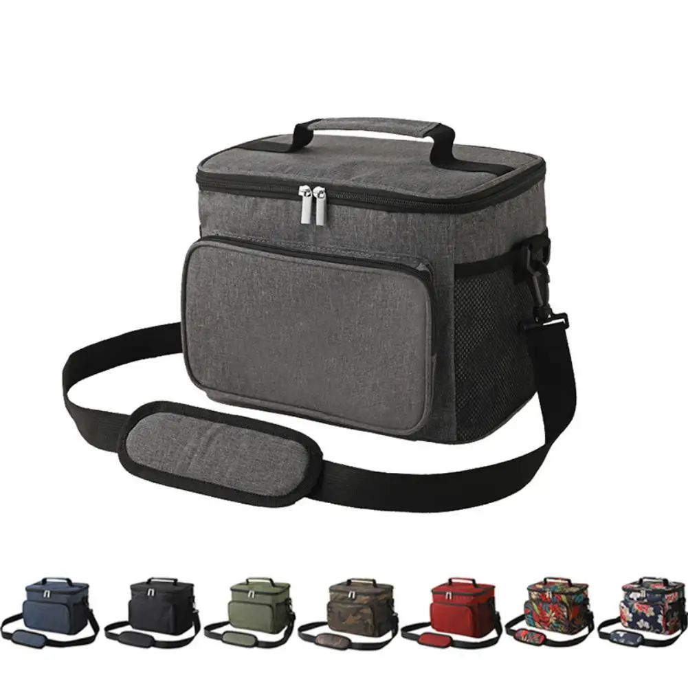 

10L Insulated Cooler Bag Foldable Beach Fishing Thermal Bags Food Lunch Bag With Strap Picnic Bag for Camping BBQ Beer Dropship