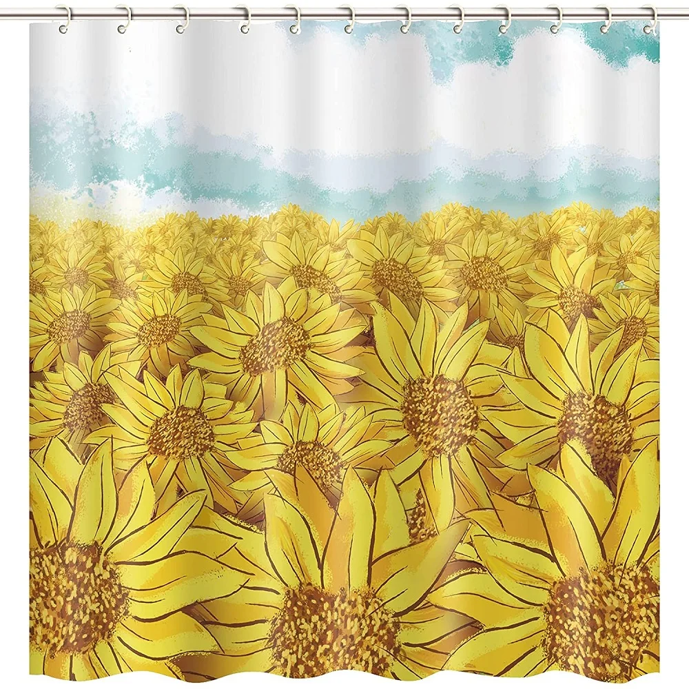 Занавеска для душа в фермерском стиле подходит различных сцен таких как ванная