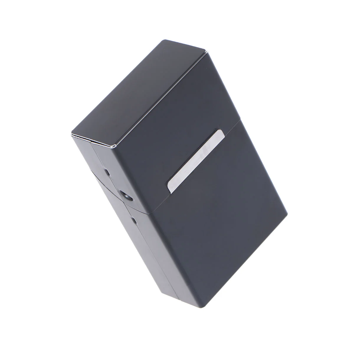 

1pc Case Ultrathin Aluminum Clamshell Magnetic Large Capacity Box Case Container Holder for Men