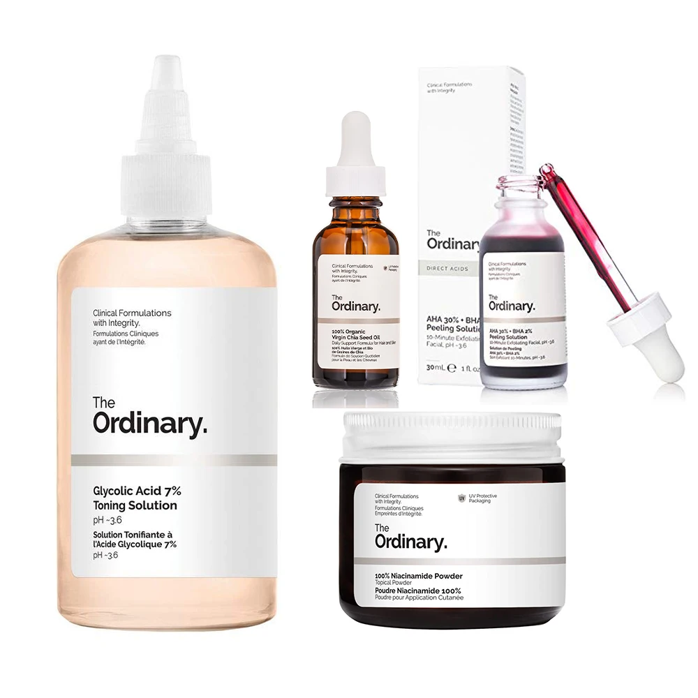 

The Ordinary Face Serum AHA 30%+BHA 2% Peeling Solution Niacinamide Hyaluronic Acid Glycolic Acid Caffeine EGCG Skin Care 30ML