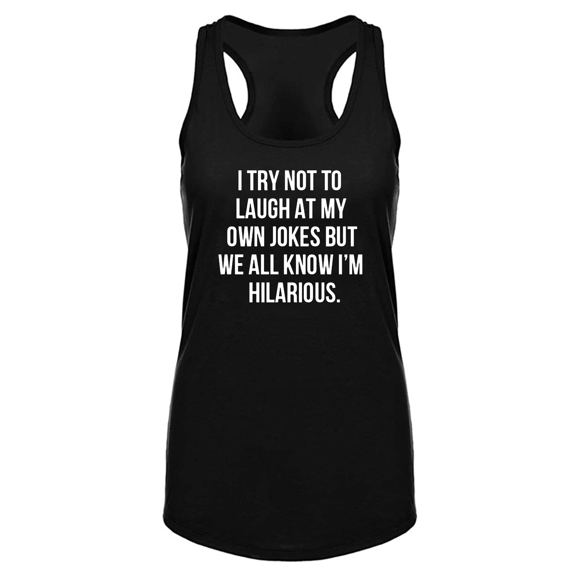 

Женская майка Lyprerazy с забавным принтом для тренировок в тренажерном зале