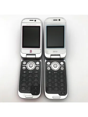 Разблокированный оригинальный мобильный телефон Sony Ericsson Z610 Z610i GSM 3G раскладной сотовый телефон