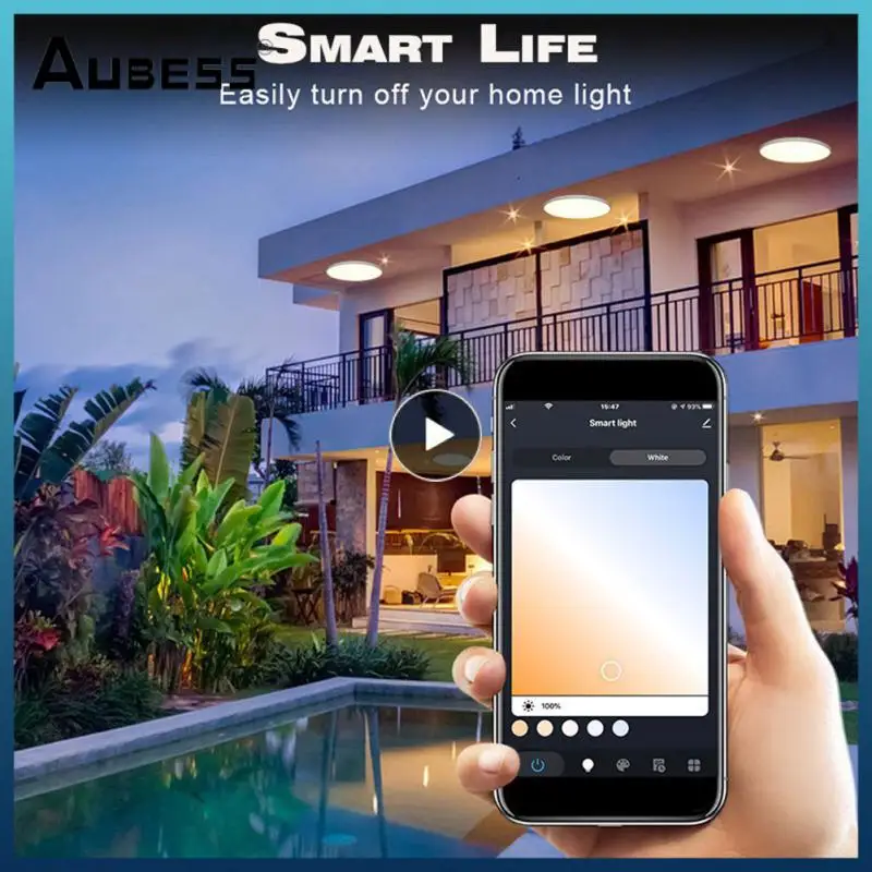 

Celling Light 30w Rgbcw Smart Ceiling Lamp Modern Voice Control App Remote Control Lighting Bedroom Decor Rgbcw Ceiling Light