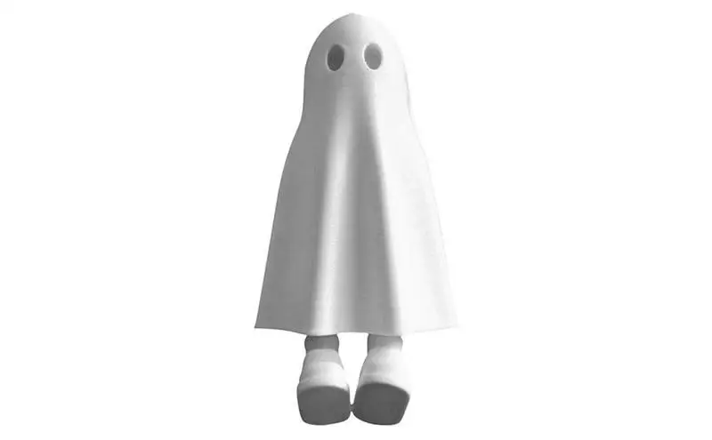 

Resin Ghost Figurine Display Decorations Resin Statue Ghost With Telescopic Legs For Dollhouse Halloween Home Party Accessories