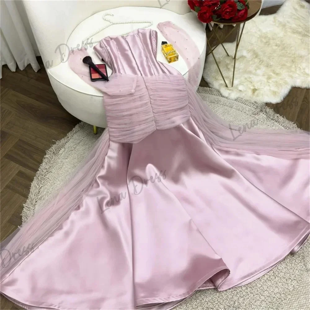 Женское блестящее атласное платье с рыбьим хвостом обручальное вечернее бальное