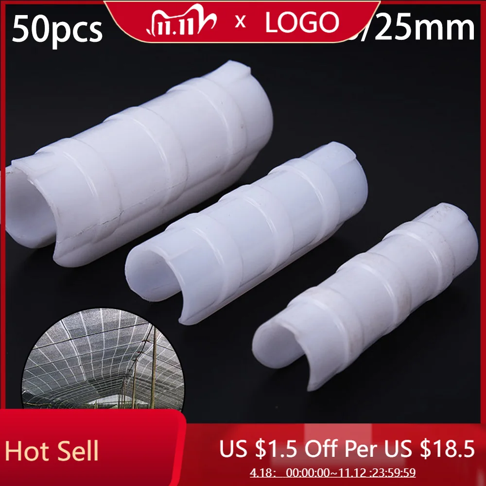 

50Pcs 19/20/25mm Clip Plant Greenhouse Film Clips Fixed Pipe Frame Tube Clamp Used To Attach Greenhouse Film