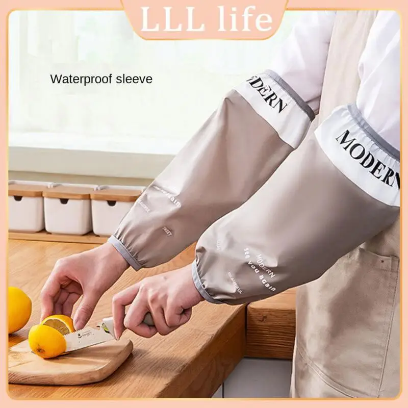 

Kitchen Tool Work Labor Protection Sleeve Prolong Service Life Anti-fouling Anti-stain And Oil-proof Sleeve Simple Waterproof