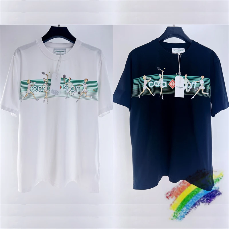 

Футболка унисекс с принтом «игры в теннис», черная/белая