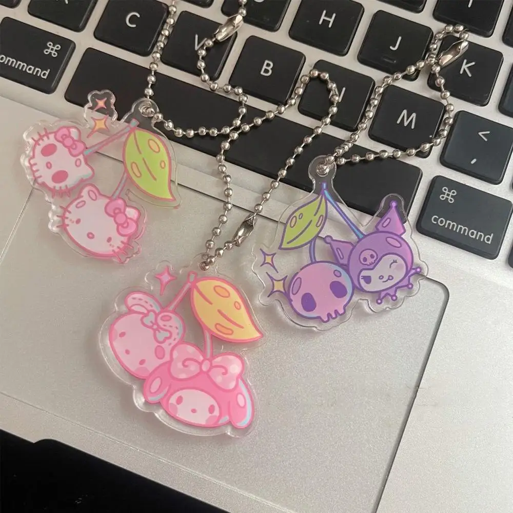 

Аниме мультфильм Kawaii Kuromi Melody Cinnamoroll Sanrioed брелок Подвеска Фотосумка фотоигрушки