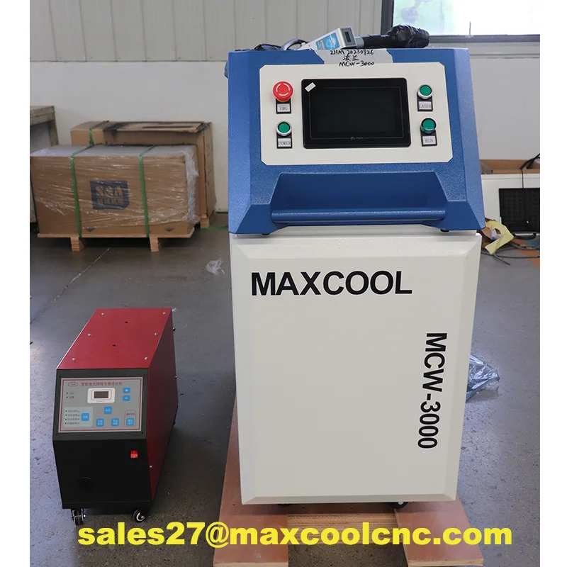 MAXCOOL 3000 Вт ручной портативный лазерный сварочный и режущий аппарат 1080 нм 1500 2000