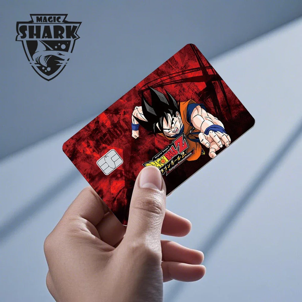 Фото Новинка 2025, Goku Frieza, аниме, водонепроницаемая наклейка на кожу, наклейка на кожу для кредитного банка, дебетовая карта, не выцветает №4