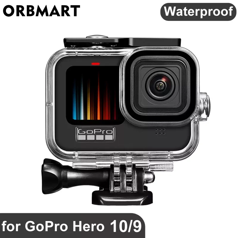 

Waterproof Housing Case for GoPro Hero 10 9 Black Diving Protective Underwater Dive Cover for Go Pro 10 9 GoPro9 Accessories