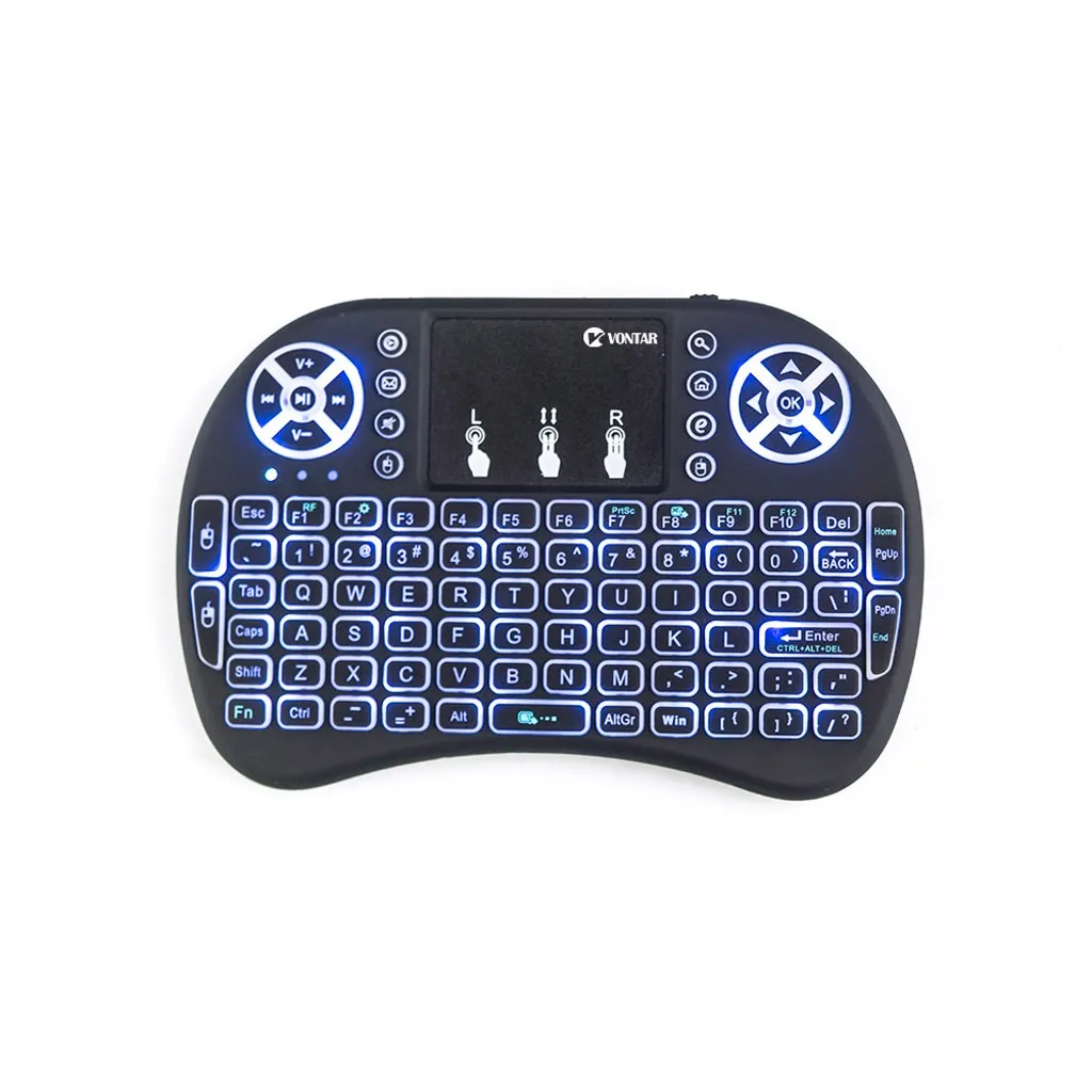 Светящаяся Беспроводная мини клавиатура|Клавиатуры| |