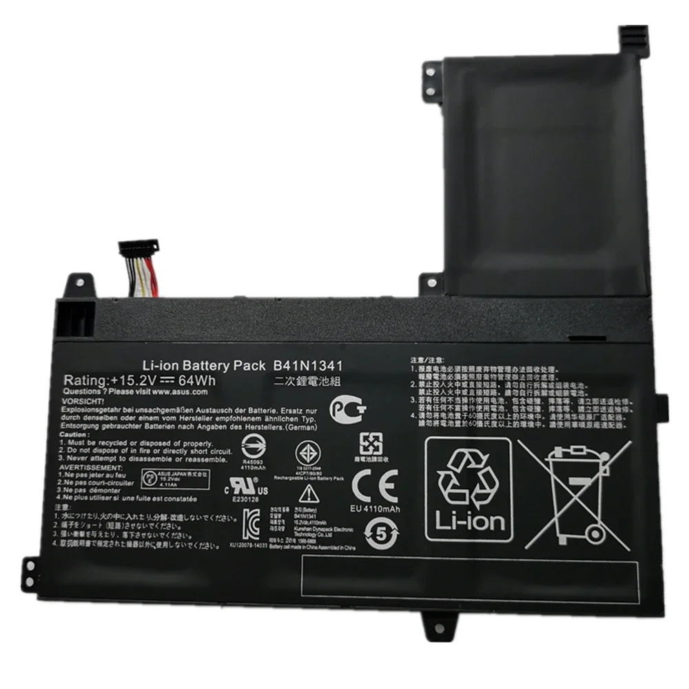 Совершенно новый оригинальный B41N1341 15 2 в 64 Втч Аккумулятор для ноутбука Asus Q502 Q502LA