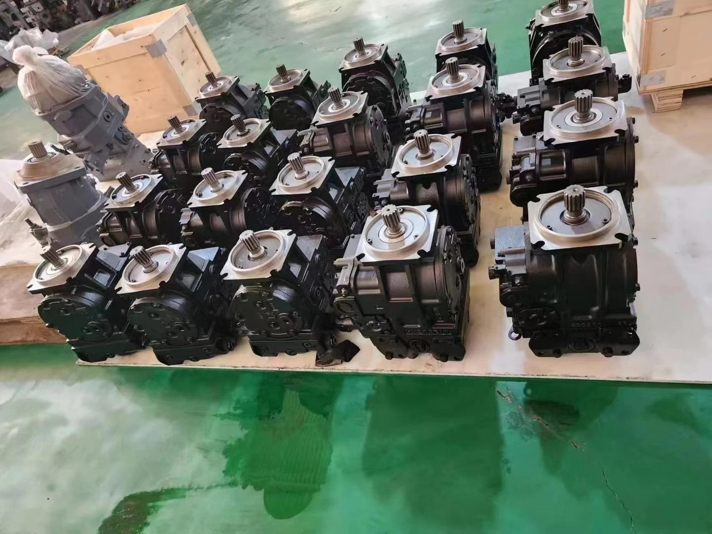 Фото Гидравлический поршневой насос Tejing 90R 90R180 90L180 серии 90R180KA5EF80TCC8H03NNN292924 в наличии №1