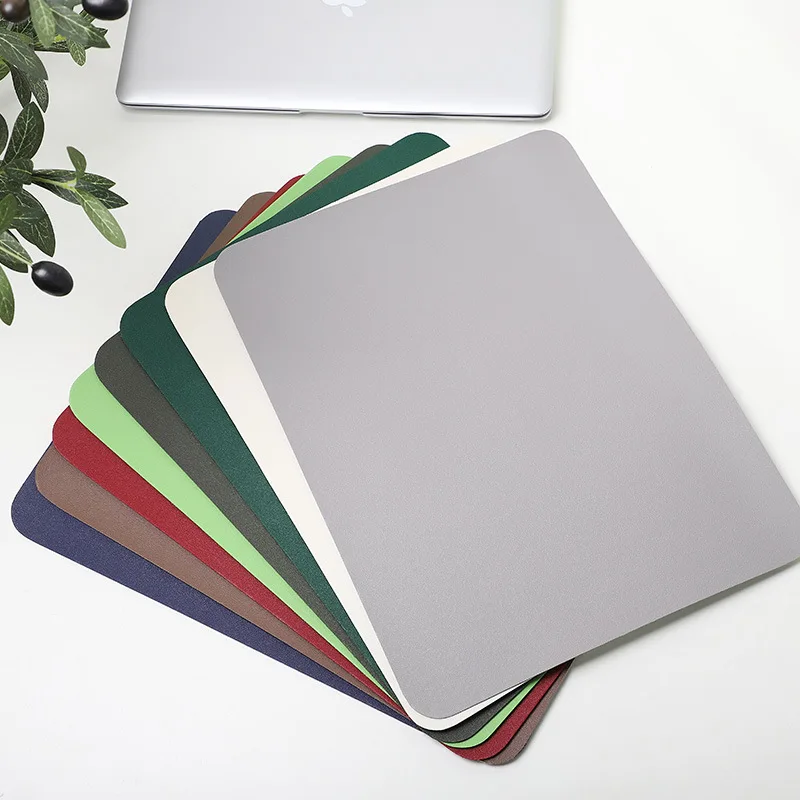 

Square Mouse Pad Desk Pad Leather Waterproof Mouse Pad Creative Mouse Pad