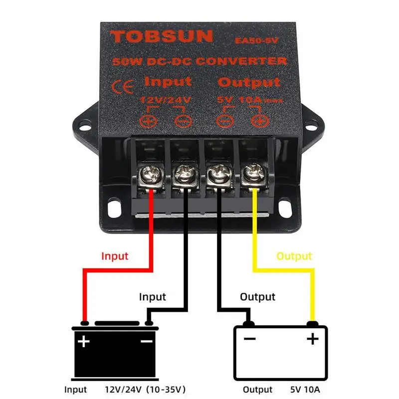 

Понижающий преобразователь от 12 В до 5 В, пылезащитный редуктор напряжения, регулятор для транспортного средства, противоударный мини-модуль трансформатора для автомобиля