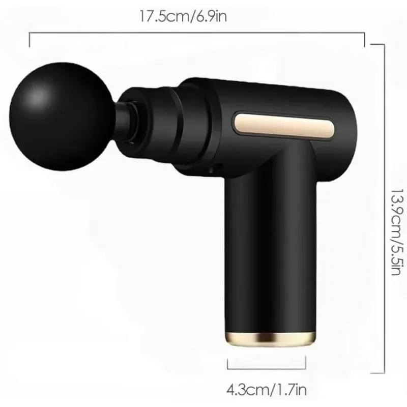 Пистолет Для Фасции Профессиональный Ручной Массажер Мышц Мембранный