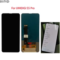 100 tested new lcd display for umidigi s5 pro android 10 lcd display touch screen sensor digitizer assembly replacement