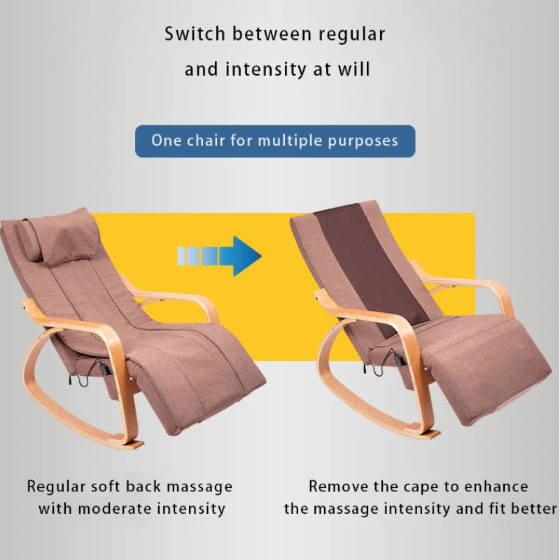 Многофункциональное электрическое кресло-качалка DAMEIDA с вибрацией и подогревом