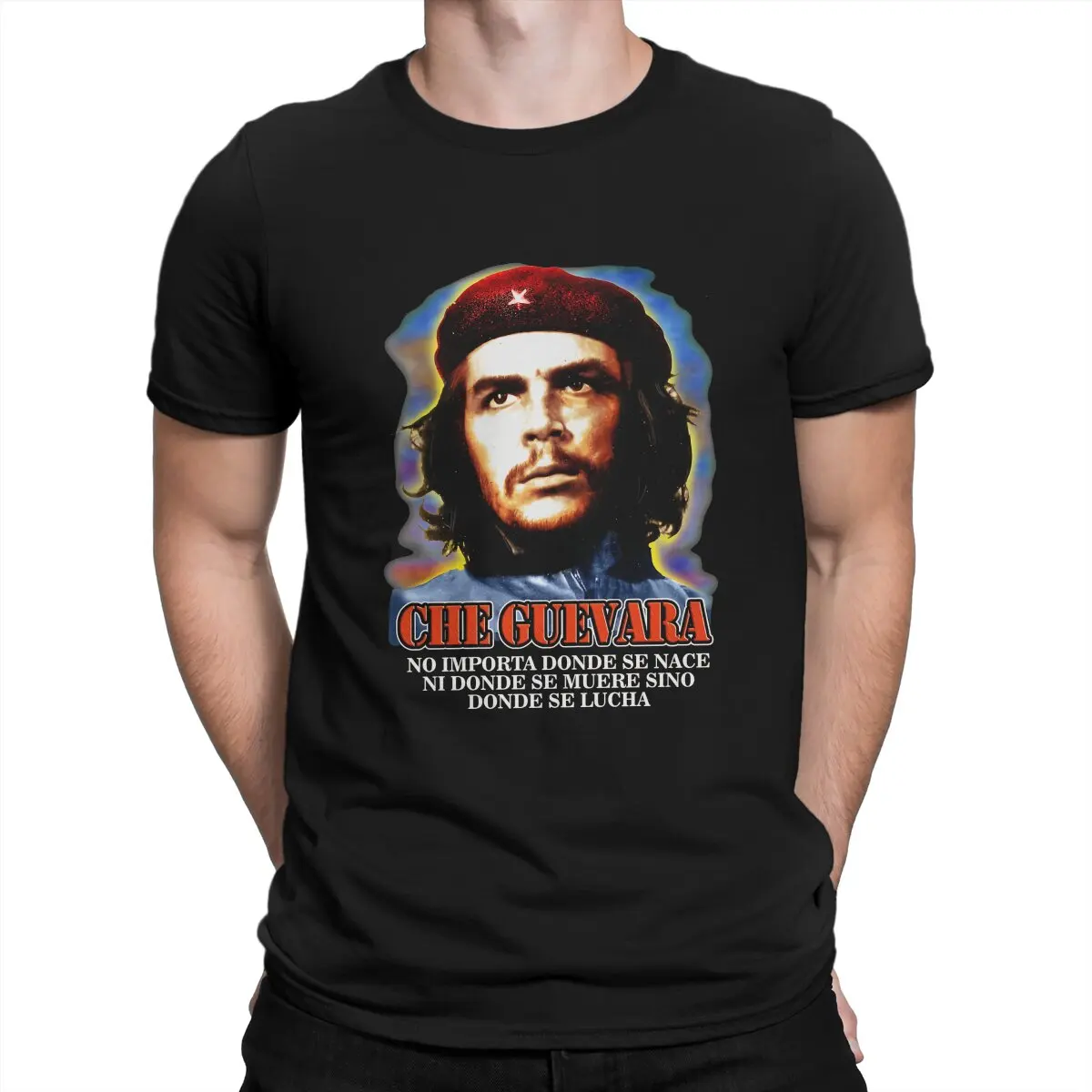 Классическая мужская футболка Che Guevara Мужская одежда из полиэстера для мужчин