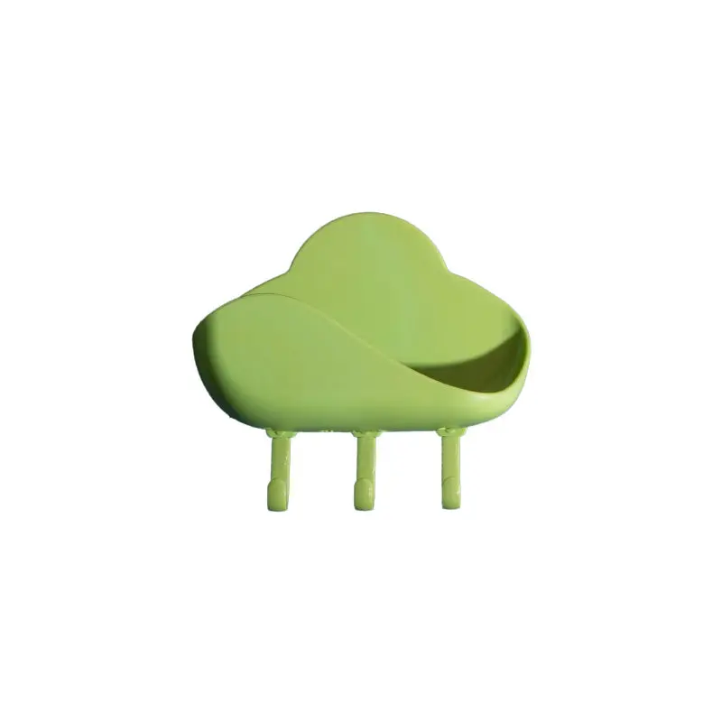 

Soap Box Wall-Mounted Soap Holder Punch-Free Soap Box Drain Bathroom Soap Holer Wall-Mounted Soap Holder Soap Box Multi-Function