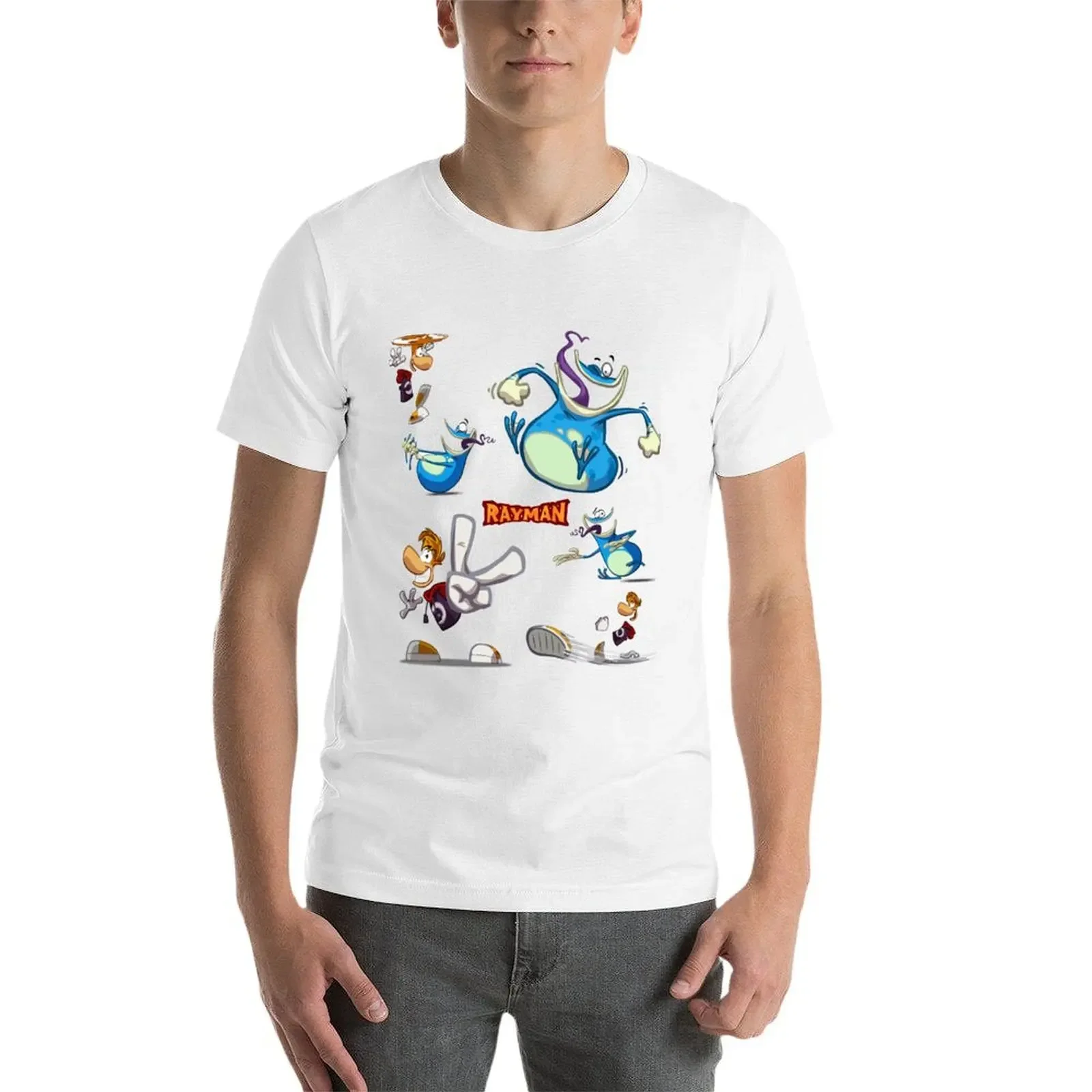 Футболка Rayman and Friends летняя одежда мужская футболка возвышенные мужские футболки