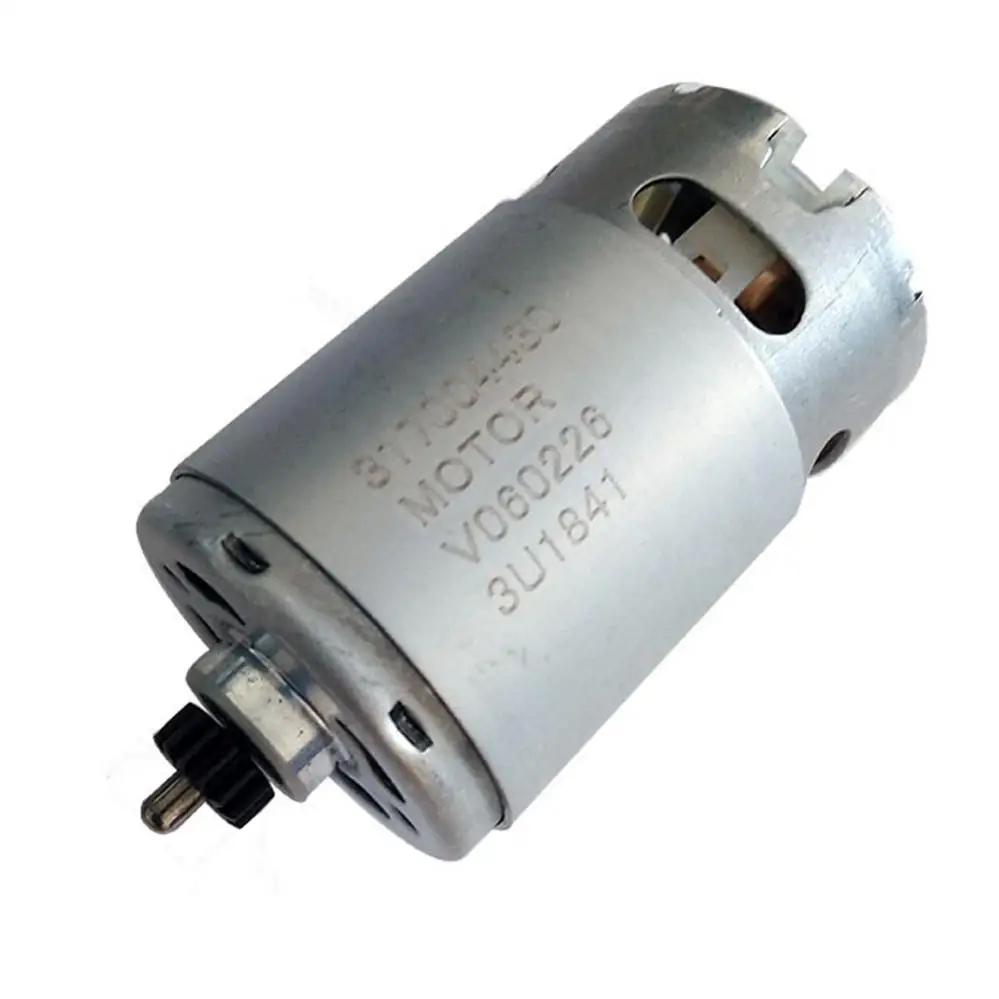 Электродвигатель RS550 18 В постоянного тока, 14 зубьев, 9,5 мм, редукторные микромоторы, подходят для Metabo BS18, электрической беспроводной перкуссионной дрели