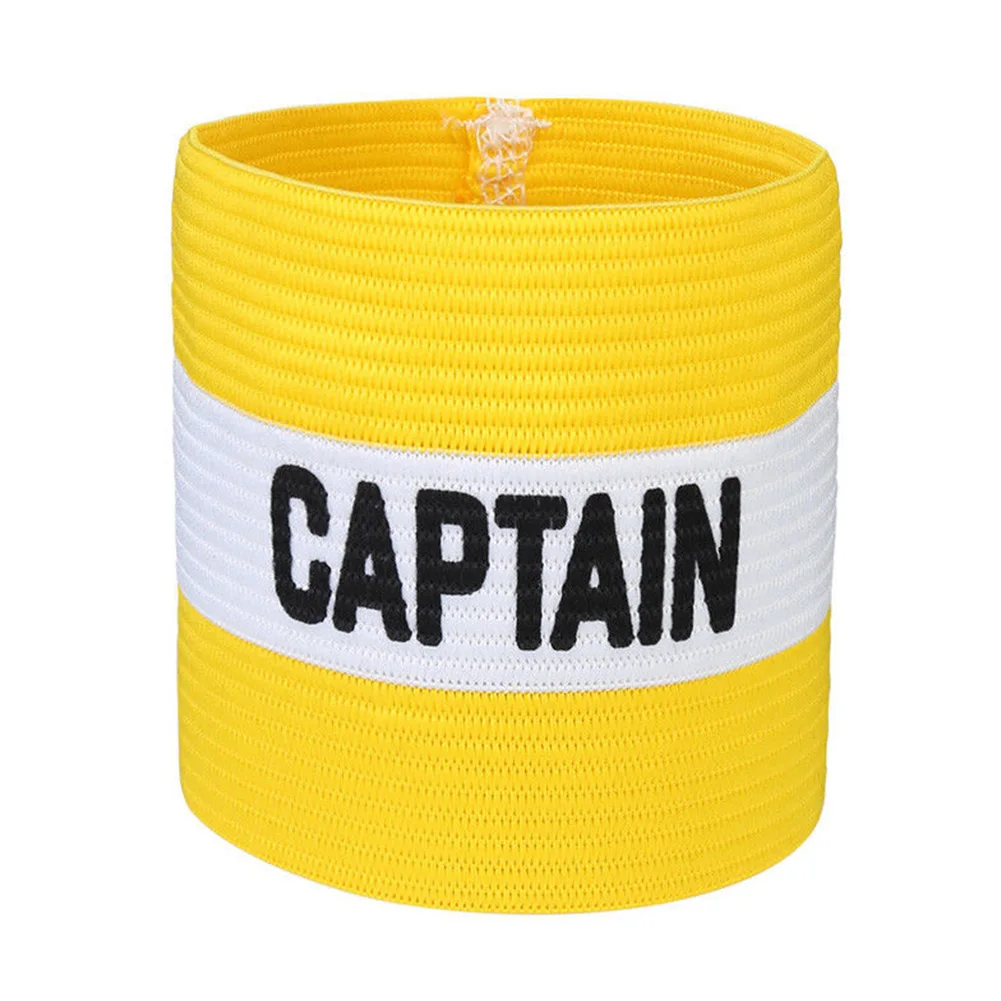 

Sports Leader Symbol Outdoor Playground Football Rugby Hockey Elastic Strong Stickiness Conspicuous Captain Armband Sleeve Badge
