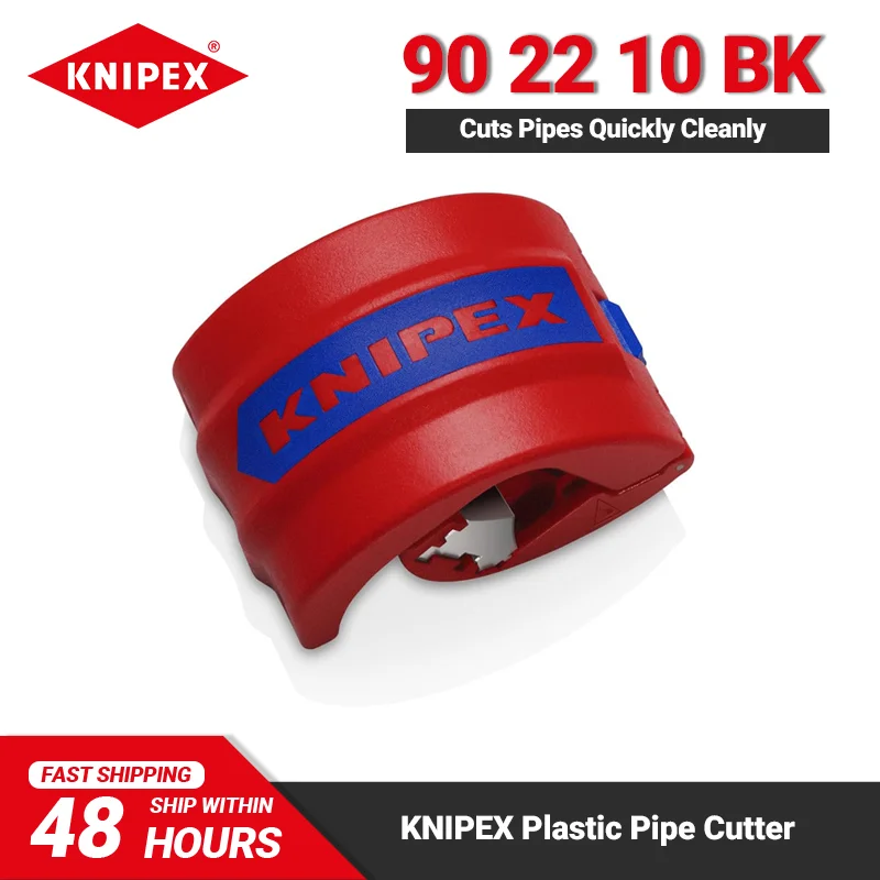Резак KNIPEX 90 22 10 BK для пластиковых труб и герметичных втулок длина 72 мм два